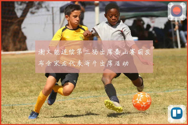 谢文能连续第三场出席泰山赛前发布会宋龙代表海牛出席活动